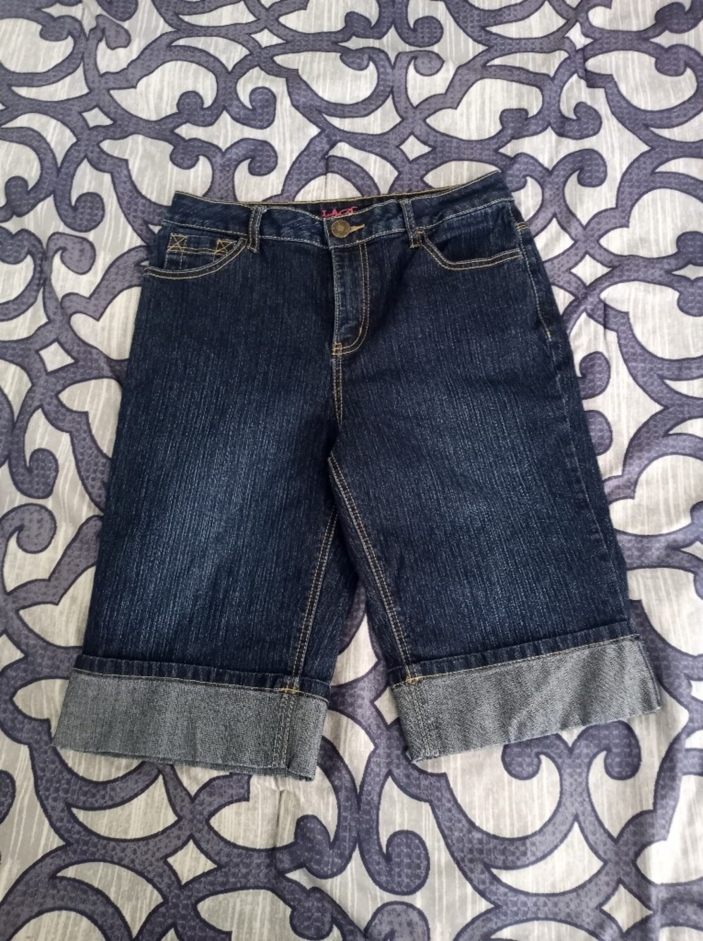🎟L.A. BLUES Long High Waisted Denim Shorts🎟